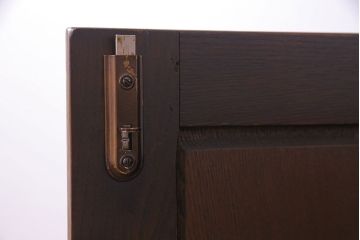 ヴィンテージ家具　イギリスビンテージ　オーク材　素朴な雰囲気漂うカップボード(食器棚、収納棚)(1)