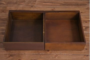 ヴィンテージ家具　イギリスビンテージ　オーク材　素朴な雰囲気漂うカップボード(食器棚、収納棚)(1)
