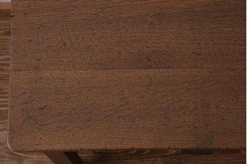 レトロ家具　昭和レトロ　ノスタルジックな引き出し付きデスク(平机、在宅ワーク、在宅用サイドテーブル)