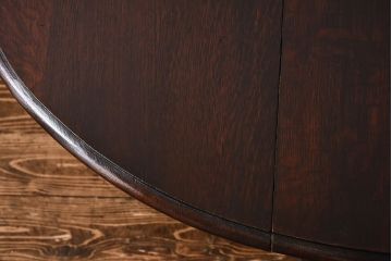 アンティーク家具　イギリスアンティーク　脚のデザインが目を引くバタフライテーブル(ダイニングテーブル、エクステンションテーブル)