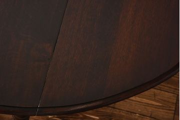 アンティーク家具　イギリスアンティーク　脚のデザインが目を引くバタフライテーブル(ダイニングテーブル、エクステンションテーブル)