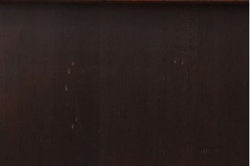 大正ロマン　スリムな形と色ガラスが魅力的な引き戸(ガラス戸、建具)4枚セット