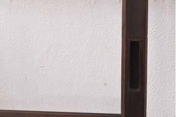 大正ロマン　シンプルな作りが魅力のガラス戸(窓)