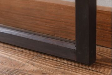 大正ロマン　シンプルな作りが魅力のガラス戸(窓)