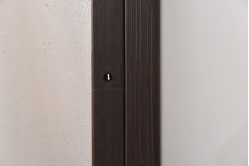 昭和レトロ　縞のデザインが個性的なガラス戸(窓、引き戸)3枚セット