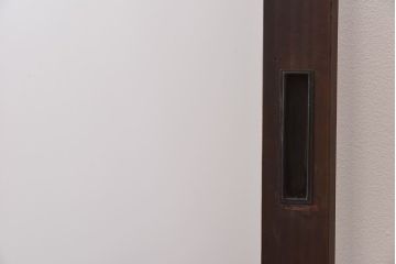 昭和レトロ　縞のデザインが個性的なガラス戸(窓、引き戸)3枚セット