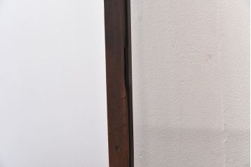 昭和レトロ　縞のデザインが個性的なガラス戸(窓、引き戸)3枚セット