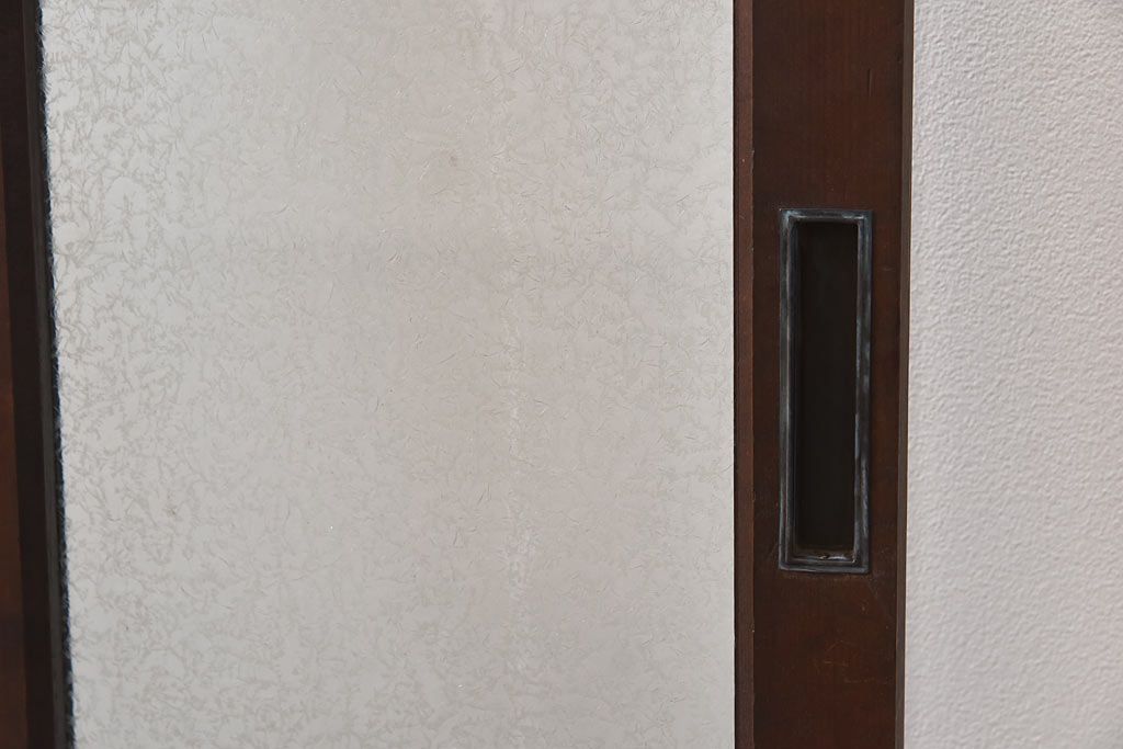 【I様ご成約済】昭和レトロ　ガラスの組み合わせが素敵な窓(ガラス戸、引き戸)2枚セット