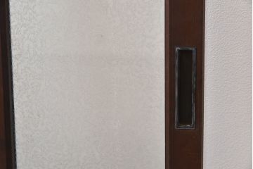 【I様ご成約済】昭和レトロ　ガラスの組み合わせが素敵な窓(ガラス戸、引き戸)2枚セット