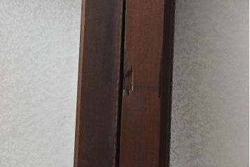 【I様ご成約済】昭和レトロ　ガラスの組み合わせが素敵な窓(ガラス戸、引き戸)2枚セット