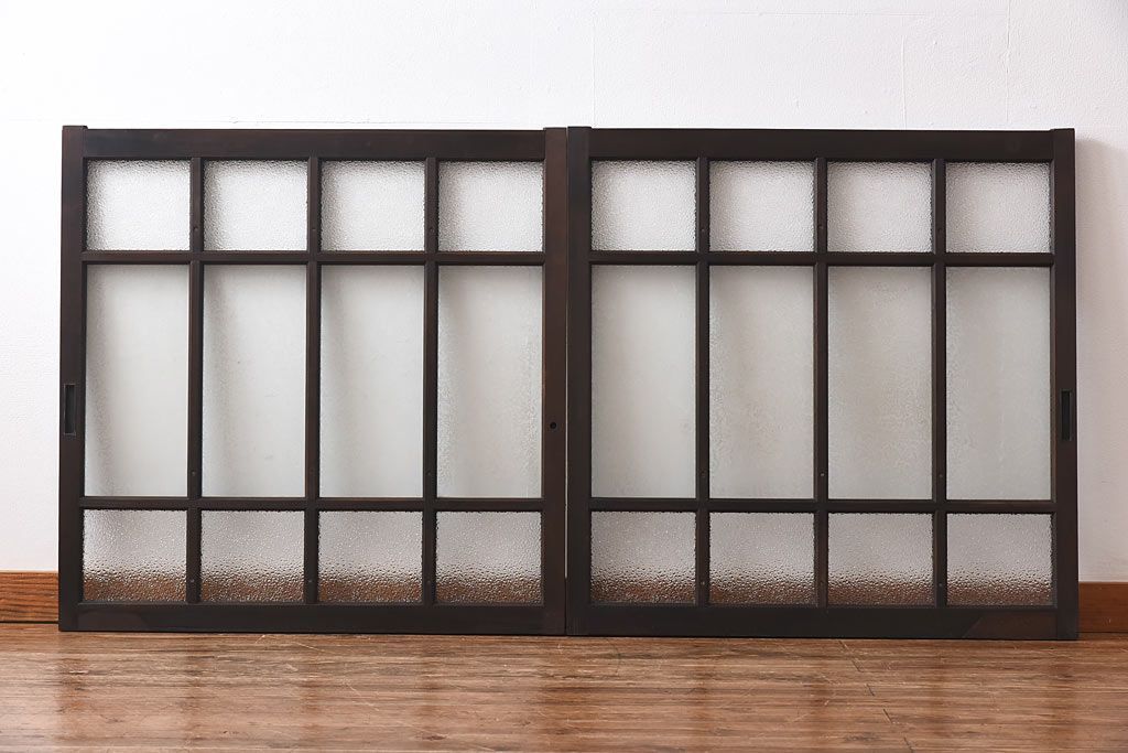 今月末処分予定☆昭和レトロ☆組子ガラス障子 今月末処分予定☆昭和レトロ☆組子ガラス障子 今月末処分予定