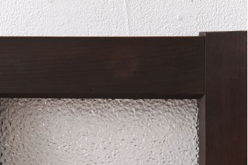 【I様ご成約済】昭和レトロ　ガラスの組み合わせが素敵な窓(ガラス戸、引き戸)2枚セット