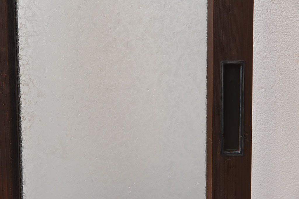 【I様ご成約済】昭和レトロ　ガラスの組み合わせが素敵な窓(ガラス戸、引き戸)2枚セット