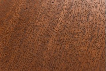 アンティーク家具　昭和中期　ラワン材　シンプルなデザインの平机(デスク)