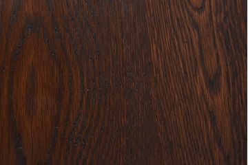 レトロ家具　昭和レトロ　ナラ材・ブナ材　味わいのある木味が魅力の薄型の平机(コンソールテーブル、サイドテーブル)(1)