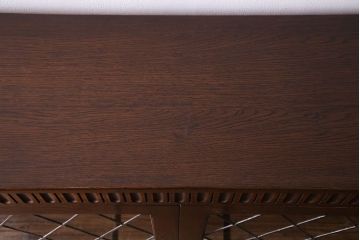 中古　イギリス家具　上品なアンティーク調のブックケース(キャビネット、本箱、収納棚)