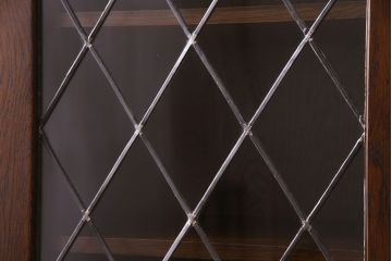 中古　イギリス家具　上品なアンティーク調のブックケース(キャビネット、本箱、収納棚)