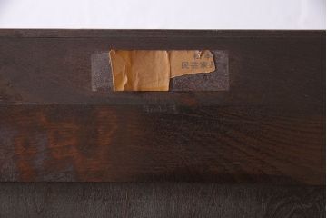 中古　松本民芸家具　G-1型　面取りカップボード(食器棚、本棚)(定価約41万4千円)