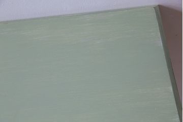 アンティーク雑貨　ペイント家具　ツイストレッグがおしゃれなイギリスビンテージのサイドテーブル(カフェテーブル、花台)