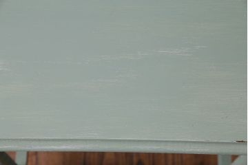 アンティーク雑貨　ペイント家具　ツイストレッグがおしゃれなイギリスビンテージのサイドテーブル(カフェテーブル、花台)