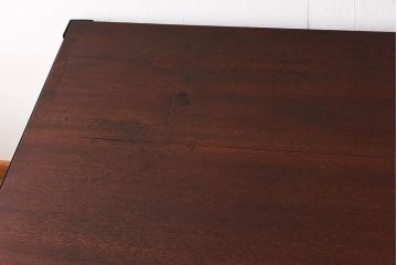 アンティーク家具　昭和中期　インダストリアルな鉄脚ダイニングテーブル(作業台)