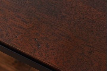 アンティーク家具　昭和中期　インダストリアルな鉄脚ダイニングテーブル(作業台)