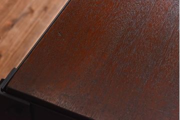 アンティーク家具　昭和中期　インダストリアルな鉄脚ダイニングテーブル(作業台)