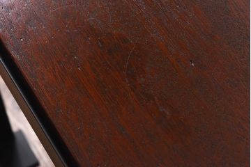 アンティーク家具　昭和中期　インダストリアルな鉄脚ダイニングテーブル(作業台)