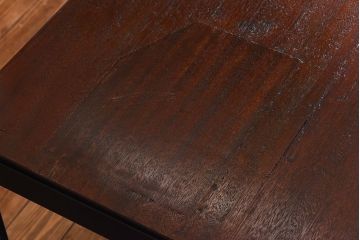 アンティーク家具　昭和中期　インダストリアルな鉄脚ダイニングテーブル(作業台)