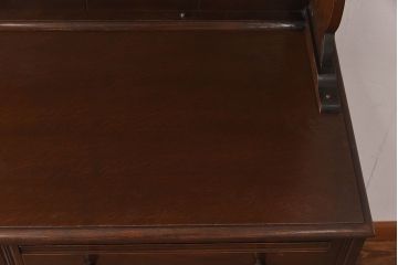 ヴィンテージ家具　イギリスビンテージ　オーク材　素朴な雰囲気が魅力のカップボード(食器棚、飾り棚)