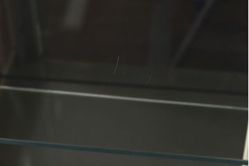 アンティーク家具　【展示品】和製アンティーク　オリジナルペイントが可愛らしいケビント(ガラスケース、収納棚、飾り棚)