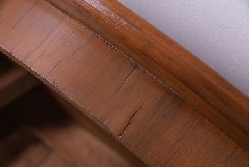 ヴィンテージ家具　イギリスビンテージ　大胆な杢目づかいが美しいローテーブル(リビングテーブル、センターテーブル、サイドテーブル)