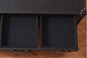 中古　イギリス家具　HALO(ハロ)　SLAB(スラブ) ビッグクロコネロ　コーヒーテーブル(定価約20万円)