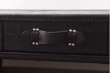 中古　イギリス家具　HALO(ハロ)　SLAB(スラブ) ビッグクロコネロ　コーヒーテーブル(定価約20万円)