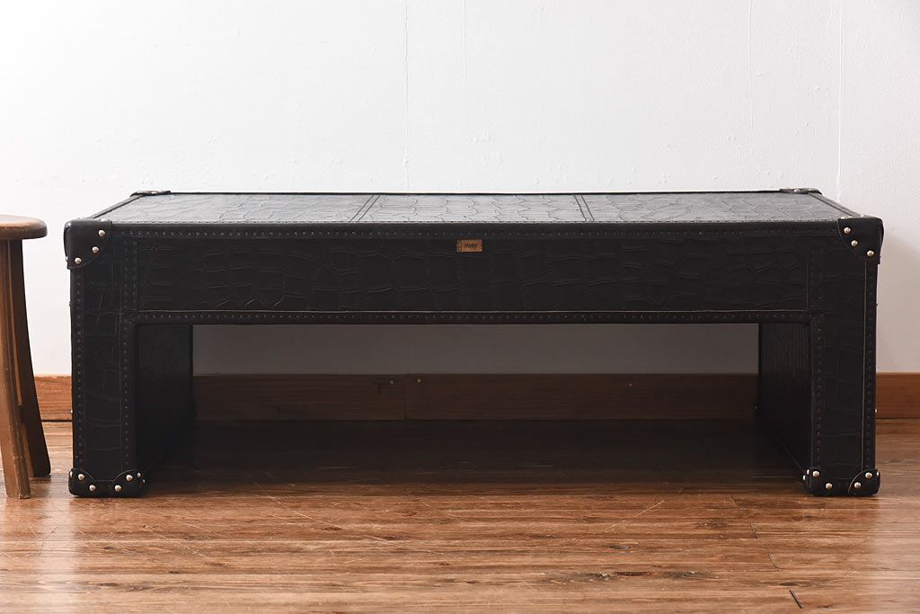HALO ハロ スラブ コーヒーテーブル プラッシュドスチール 値下げ不可 SLAB COFFEE TABLE / スラブ コーヒーテーブル ブラッシュド