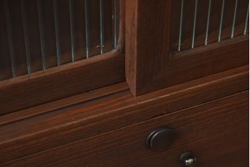 レトロ家具　昭和レトロ　温かな味わいのあるリメイク時代箪笥ローボード(サイドチェスト、戸棚)