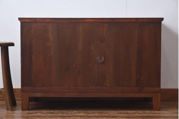 レトロ家具　昭和レトロ　温かな味わいのあるリメイク時代箪笥ローボード(サイドチェスト、戸棚)