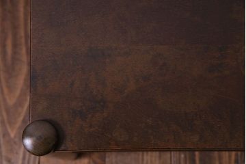 アンティーク雑貨　ビンテージ　北海道民芸家具　シンプルな小振りのサイドテーブル(花台)