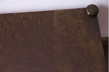 アンティーク雑貨　ビンテージ　北海道民芸家具　シンプルな小振りのサイドテーブル(花台)