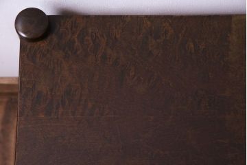 アンティーク雑貨　ビンテージ　北海道民芸家具　シンプルな小振りのサイドテーブル(花台)