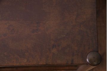 アンティーク雑貨　ビンテージ　北海道民芸家具　シンプルな小振りのサイドテーブル(花台)