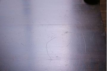 アンティーク雑貨　ビンテージ　北海道民芸家具　シンプルな小振りのサイドテーブル(花台)