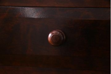 中古　松本民芸家具　D型整理タンスI　シンプルながら上品な雰囲気漂うチェスト(箪笥)(定価約28万円)