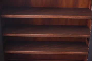 ビンテージ　松本民芸家具　スタイリッシュなリペイントカップボード(食器棚、収納棚)