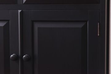 ビンテージ　松本民芸家具　スタイリッシュなリペイントカップボード(食器棚、収納棚)