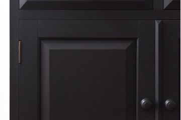 ビンテージ　松本民芸家具　スタイリッシュなリペイントカップボード(食器棚、収納棚)