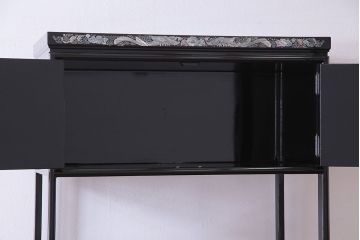 中古　韓国　螺鈿細工　高級品　華やかな重ね茶棚(飾り棚、四方棚)(定価約100万円)