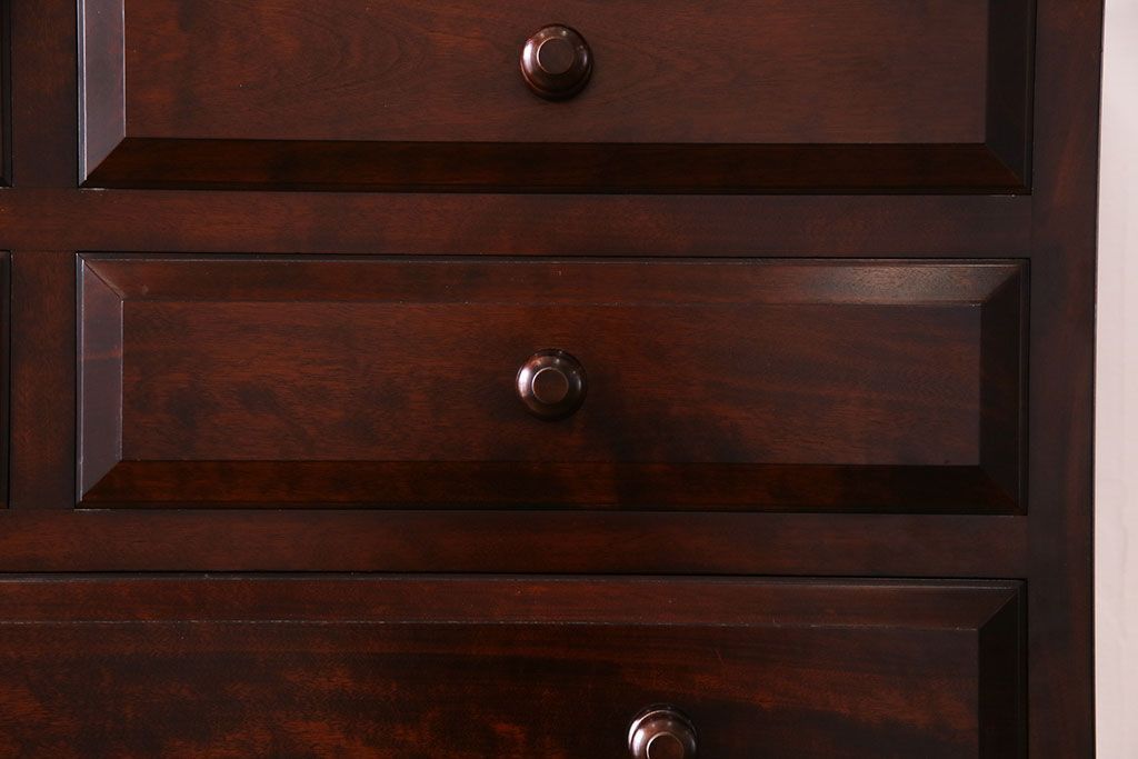 民芸家具　樺材　しっかり収納できるシンプルな衣装箪笥(整理箪笥、チェスト)