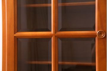 中古　アーリーアメリカン　明るい色味のサイドボード(キャビネット、収納棚、飾り棚)