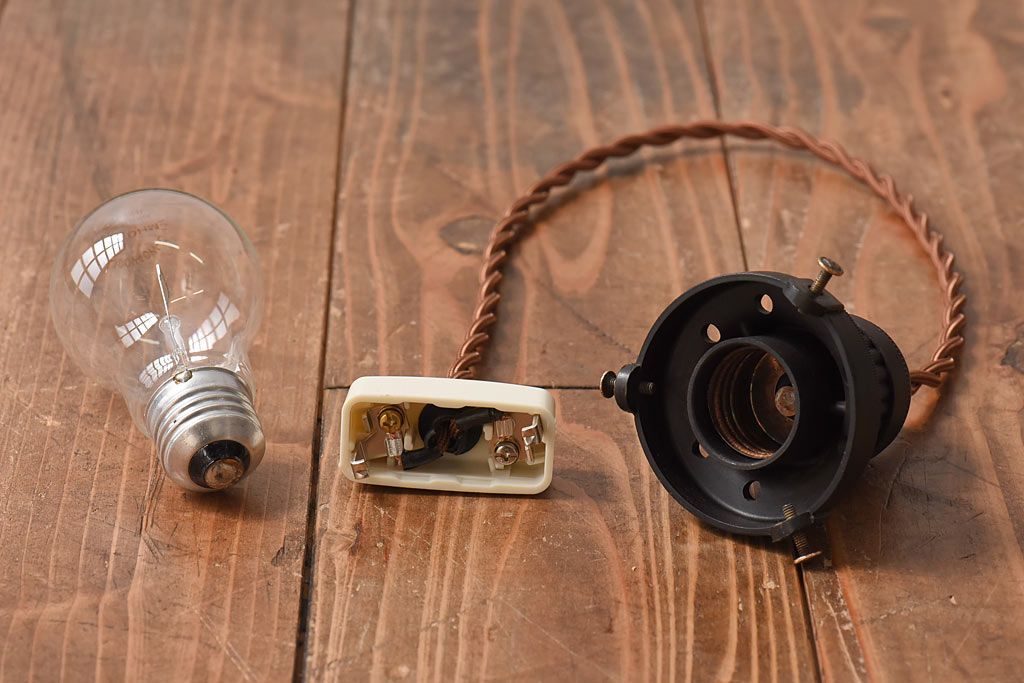 オールドノリタケ(則武、日本陶器)　味わいのある柿の図の電灯笠(シェード、ペンダントライト、吊り下げ照明)